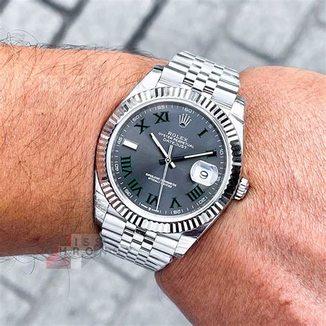 rolex wimbledon jubilee bracelet|datejust Wimbledon 41mm.